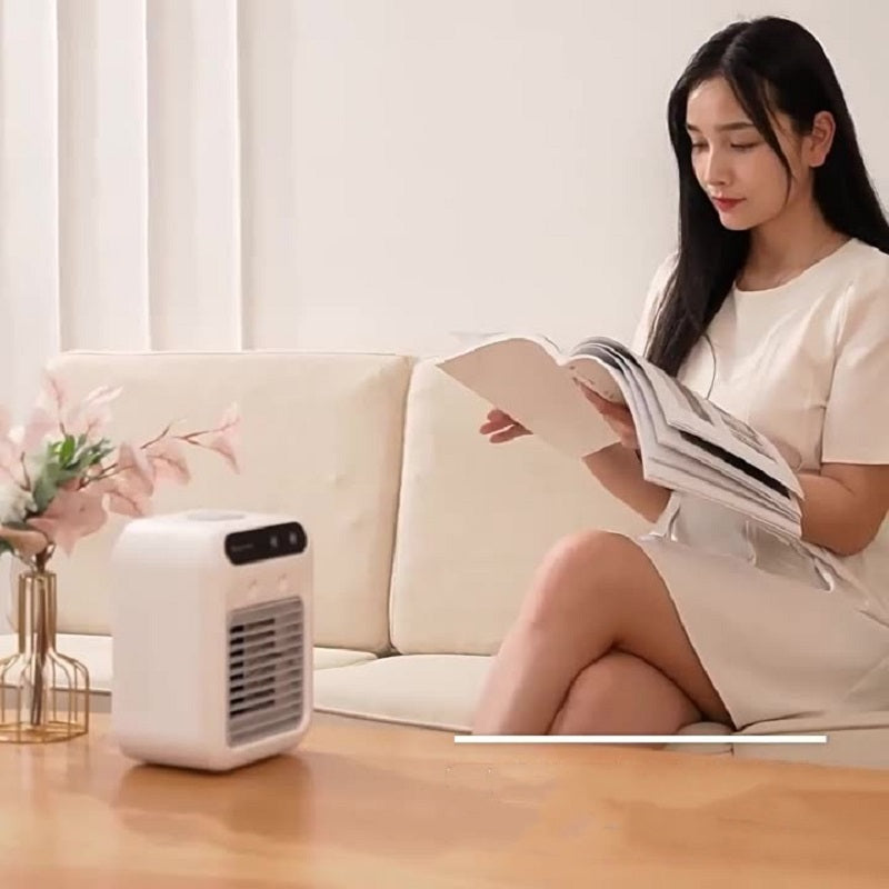 Portable Air Cooler Fan – Water-Cooled AC for Home, Office & Car