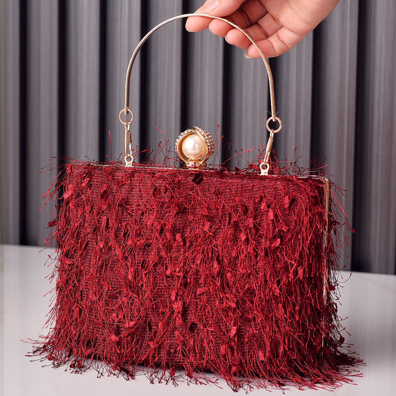 Luxury Tassel Evening Bag – Women's Designer Crossbody & Shoulder Bag