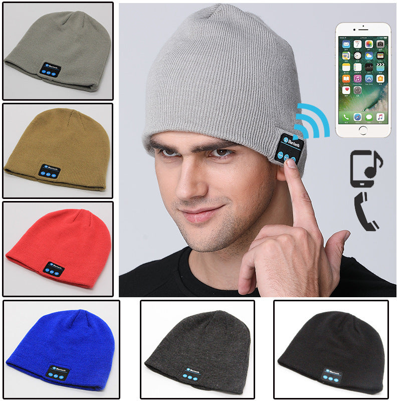 Wireless Bluetooth Music Beanie – Outdoor Knitted Headset Hat