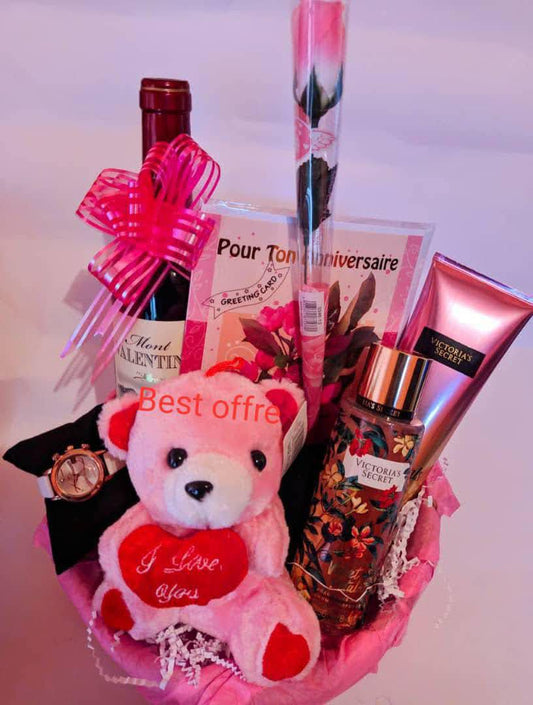 Personalized Basket for valentine's Day