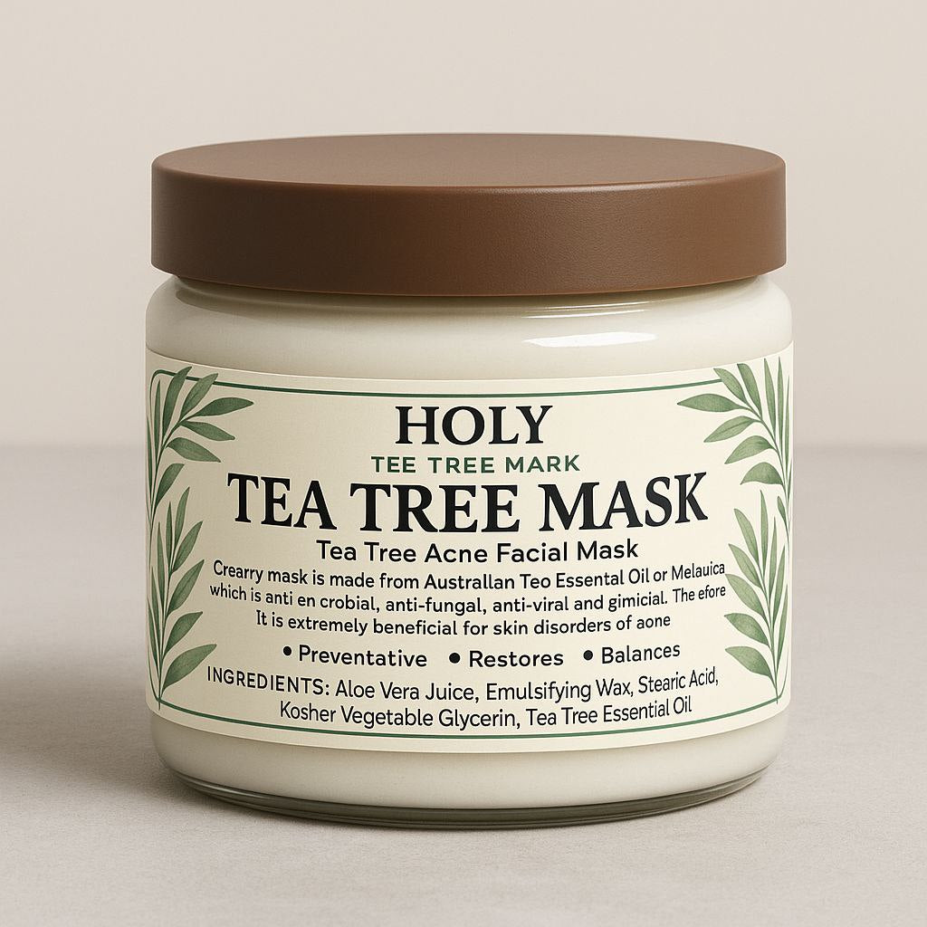 HOLY Tea Tree Mask  Masque Purifiant à l’Huile d’Arbre à Thé