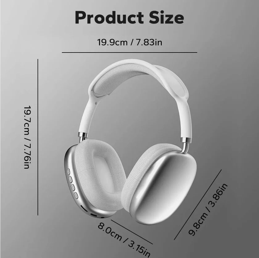 P9 Pro Max – Wireless Over-Ear Bluetooth Headphones