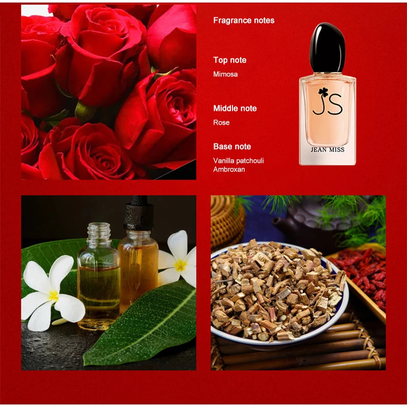 Valentine's Gift Box – Women's Floral Perfume, Long-Lasting Body Mist