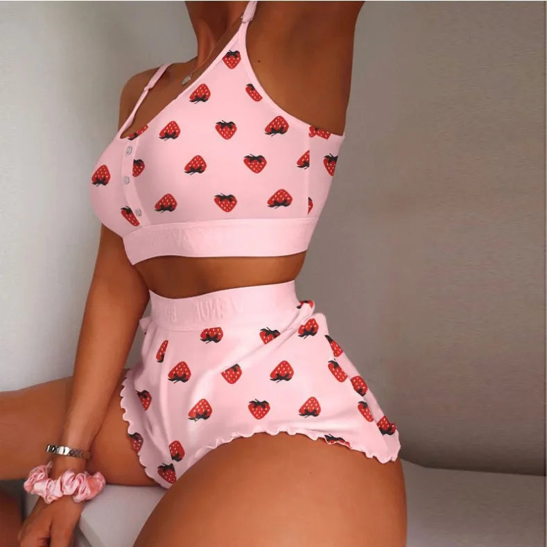 2-Piece Women's Pajama Set – Sexy Lingerie & Nightwear