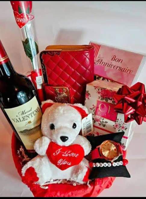 Personalized Basket for valentine's Day